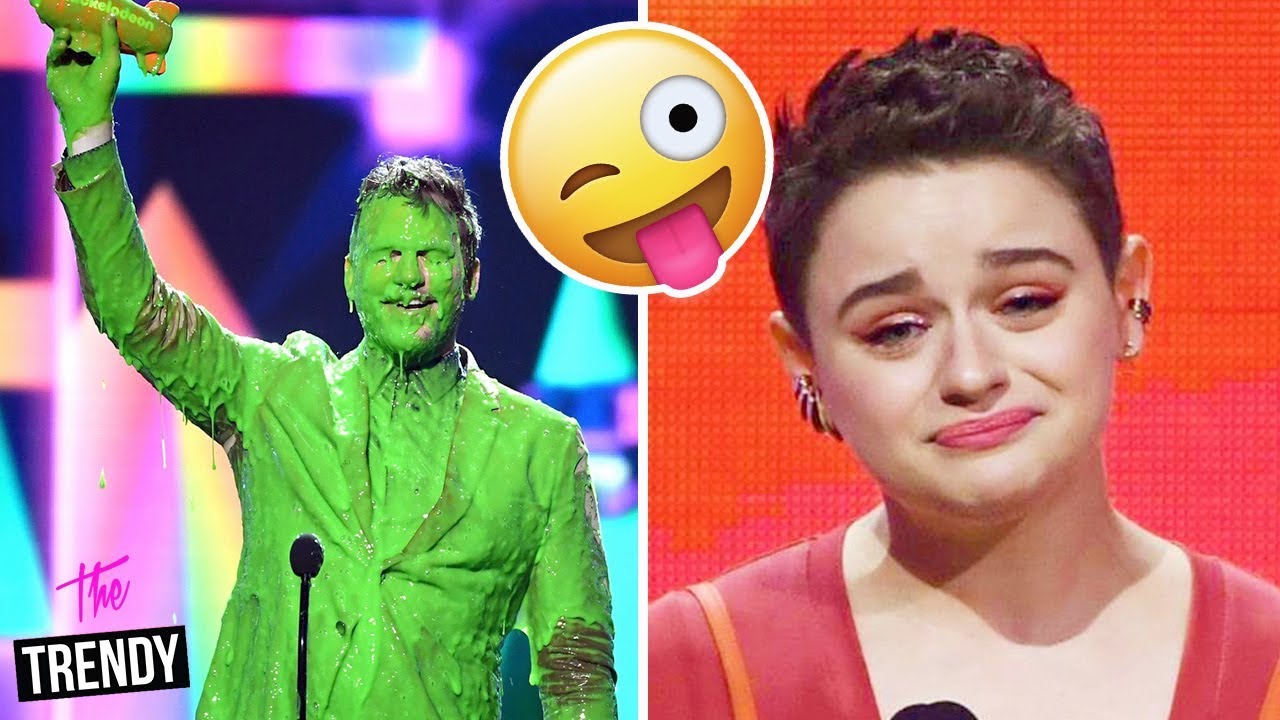 All The Stars Who Got Slimed At The Kids Choice Awards 2019 And Craziest Moments