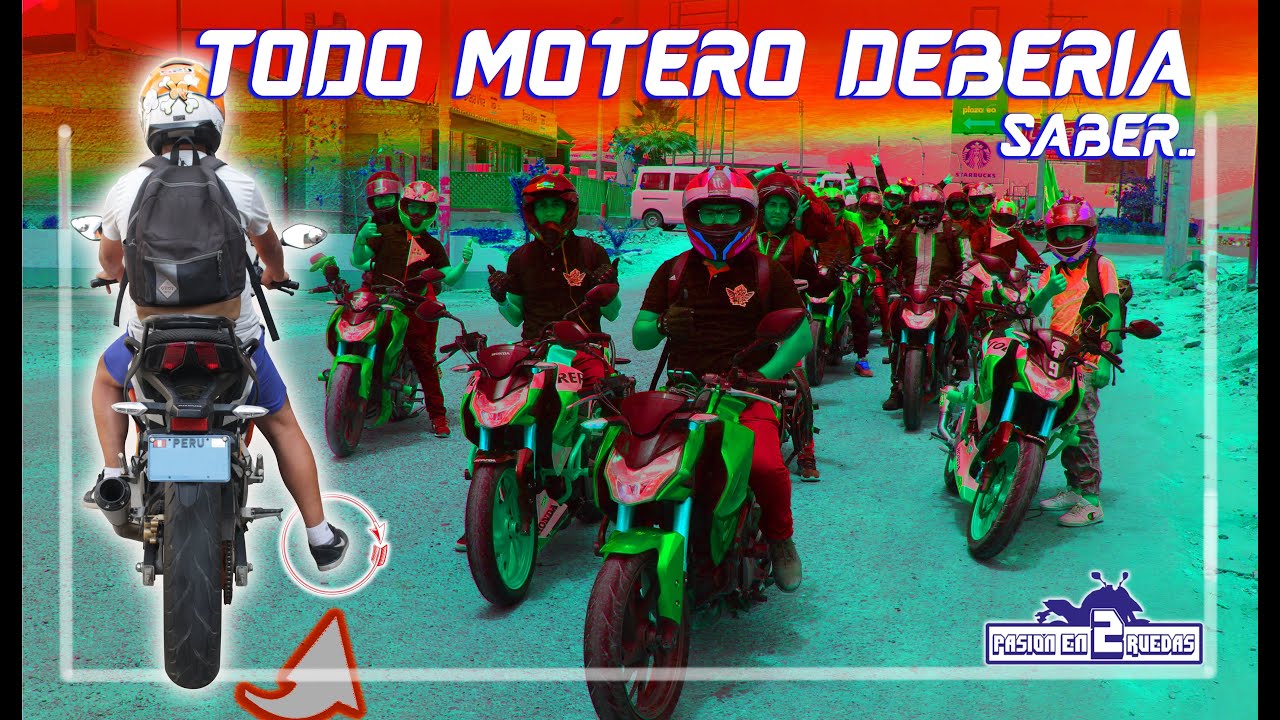 10 SE&Ntilde;ALES  MOTEROS, QUE DEBER&Iacute;AS SABER / PARA SALIR O RUTEAR  EN GRUPO