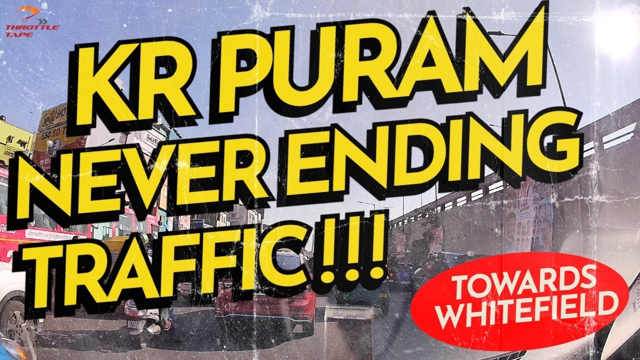 KR Puram to Whitefield: 30-Minute Traffic Nightmare for Just 4 KM #krpuram #bangaloretraffic