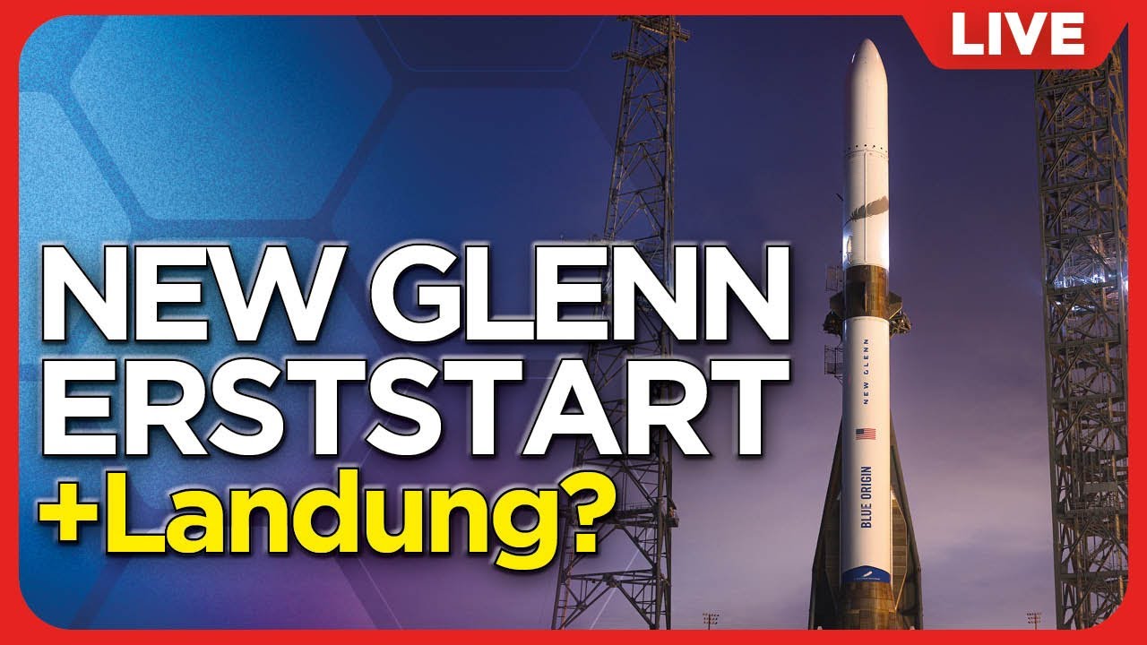 Abbruch: Erststart der gigantischen New Glenn Rakete von Blue Origin