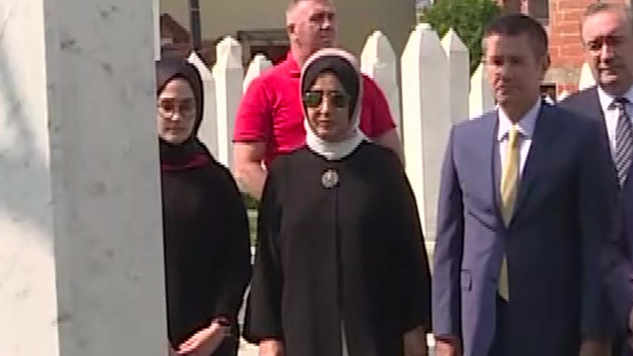 Nurettin Canikli'nin eşi aniden ağladı koruma müdahale etti