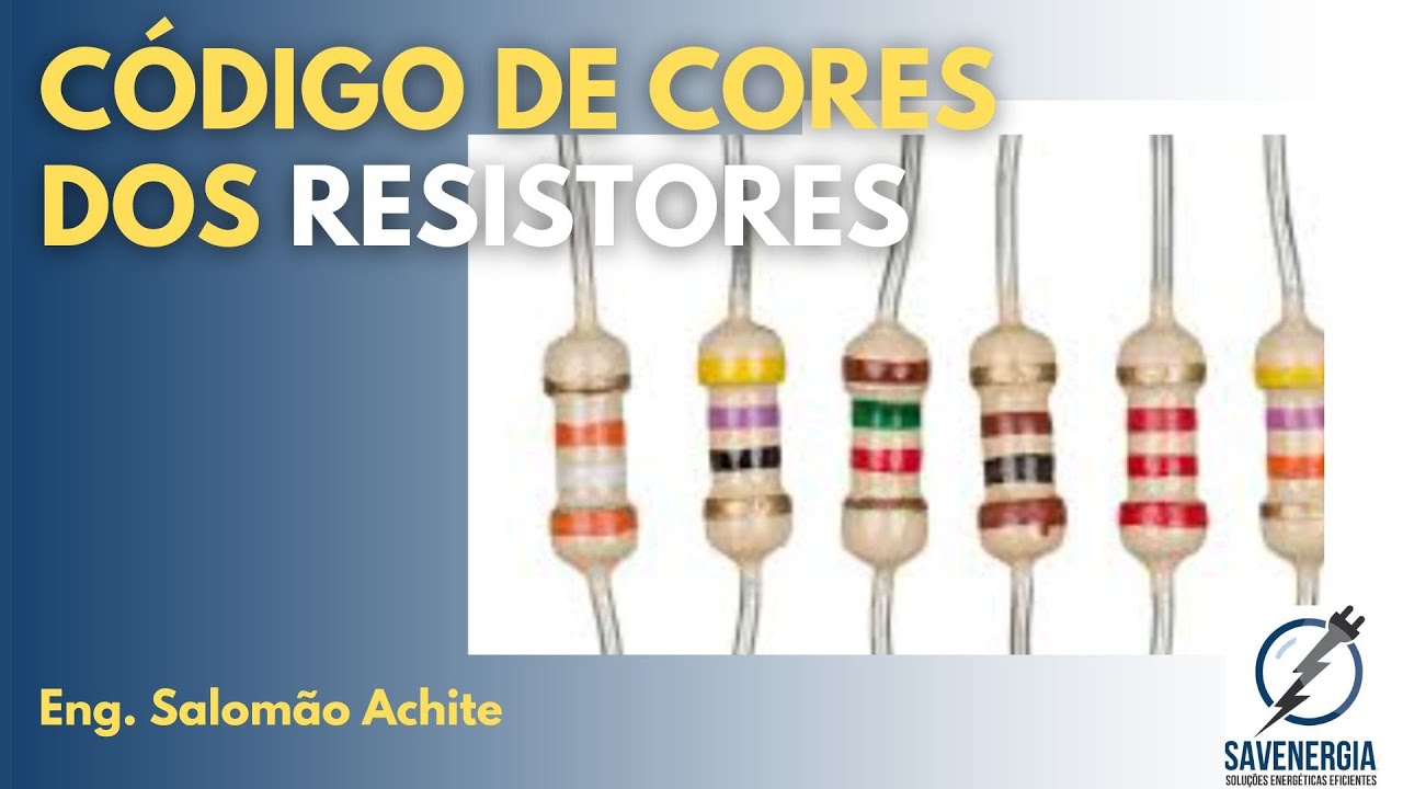 CÓDIGO DE CORES DOS RESISTORES.