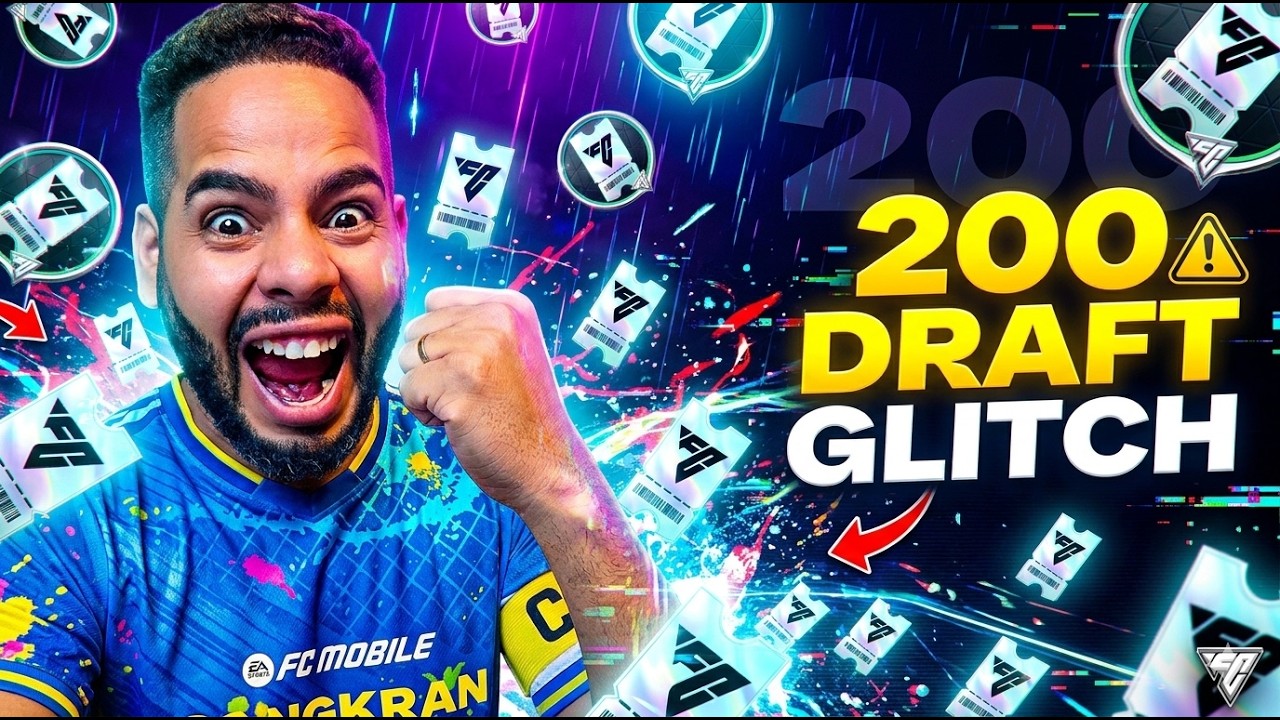 FC MOBILE BROKEN? 200 FREE DRAFTS BUG! 🤯