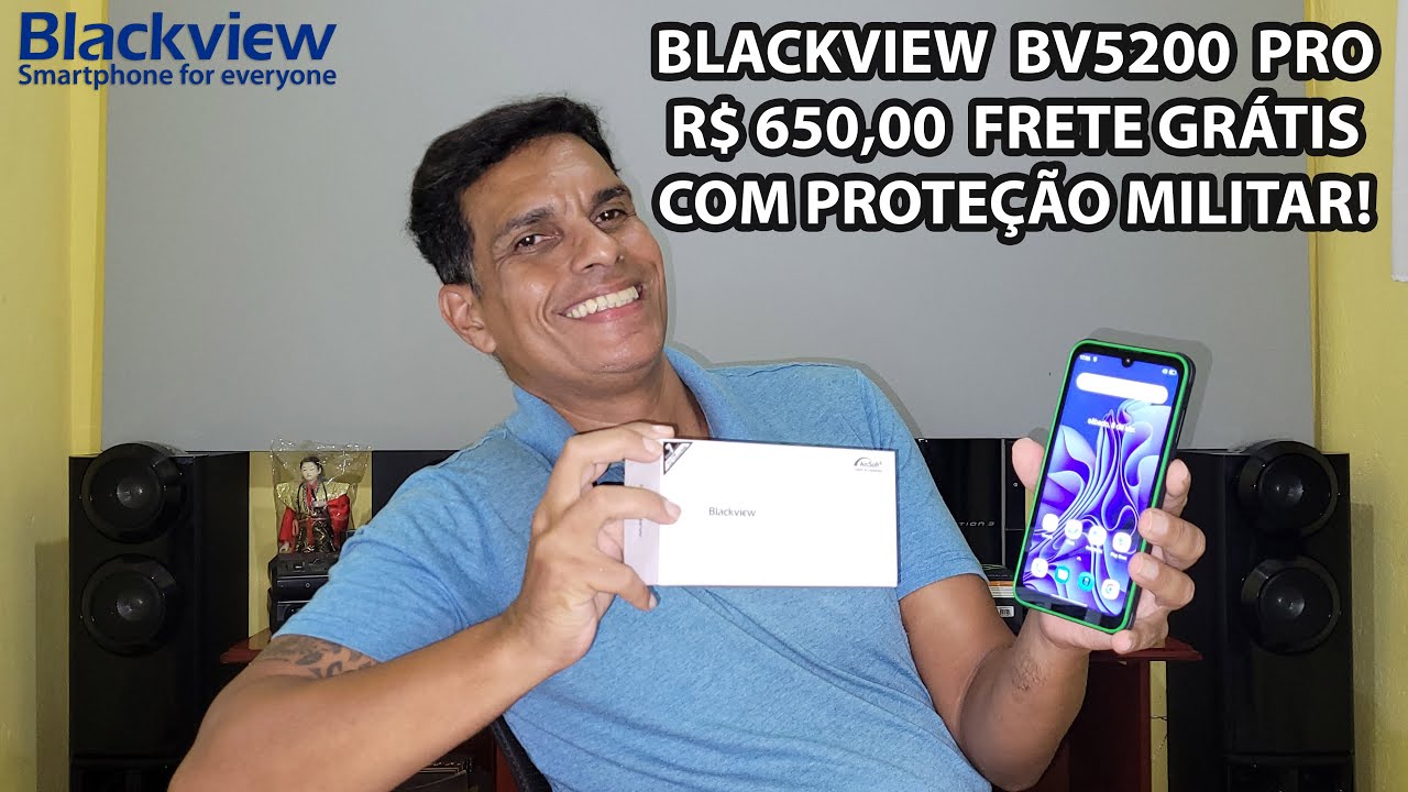 CELULAR BLACKVIEW BV5200 PRO BARATO E RESISTÊNTE
