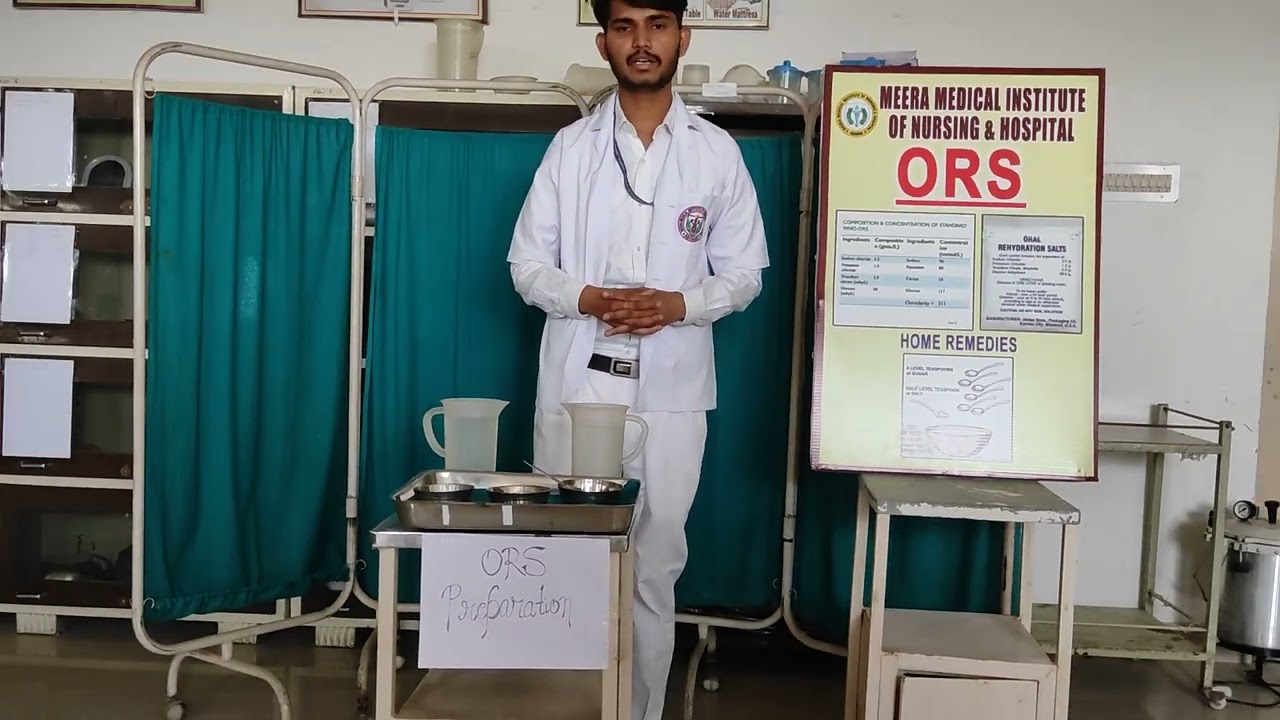 ORS PREPRATION - PROCEDURE