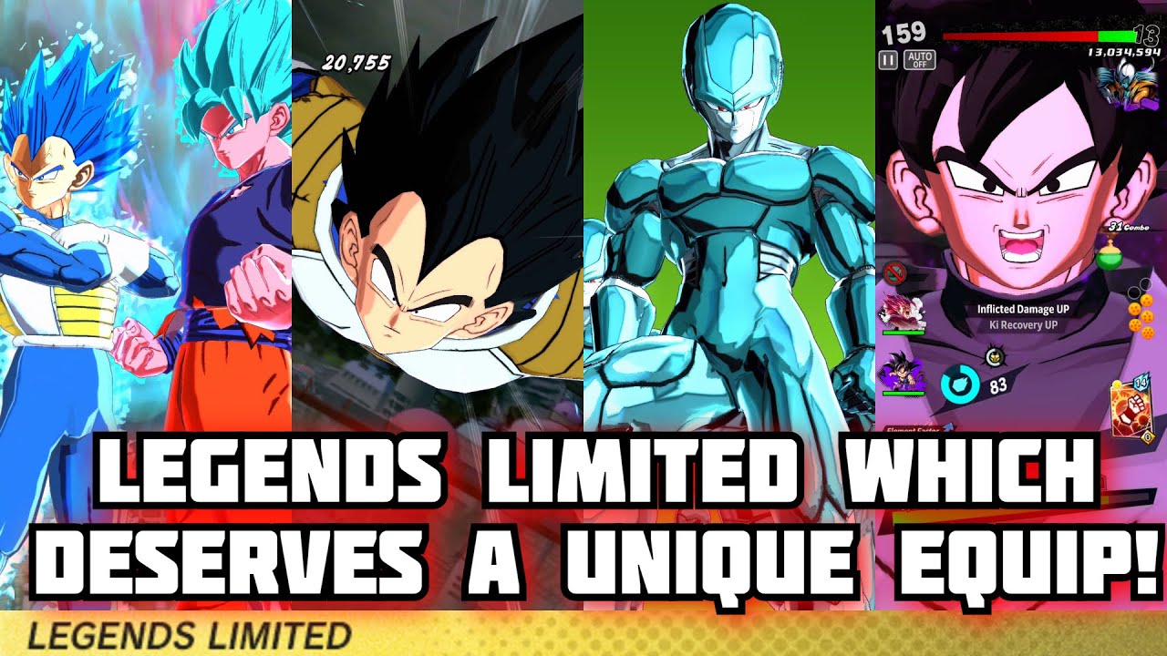 Legends Limited Characters Which Deserves a Great Unique Equipment In Dragon Ball Legends