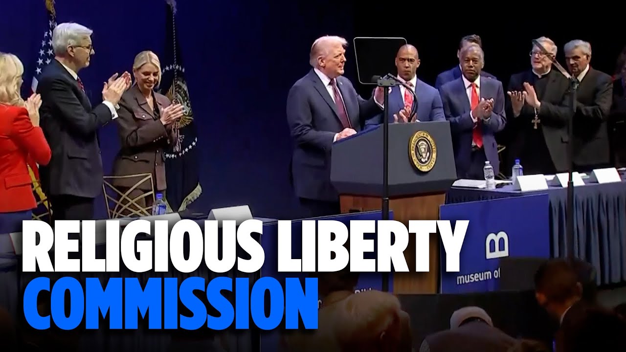 Trump Addresses White House Religious Liberty Commission | TRENDING