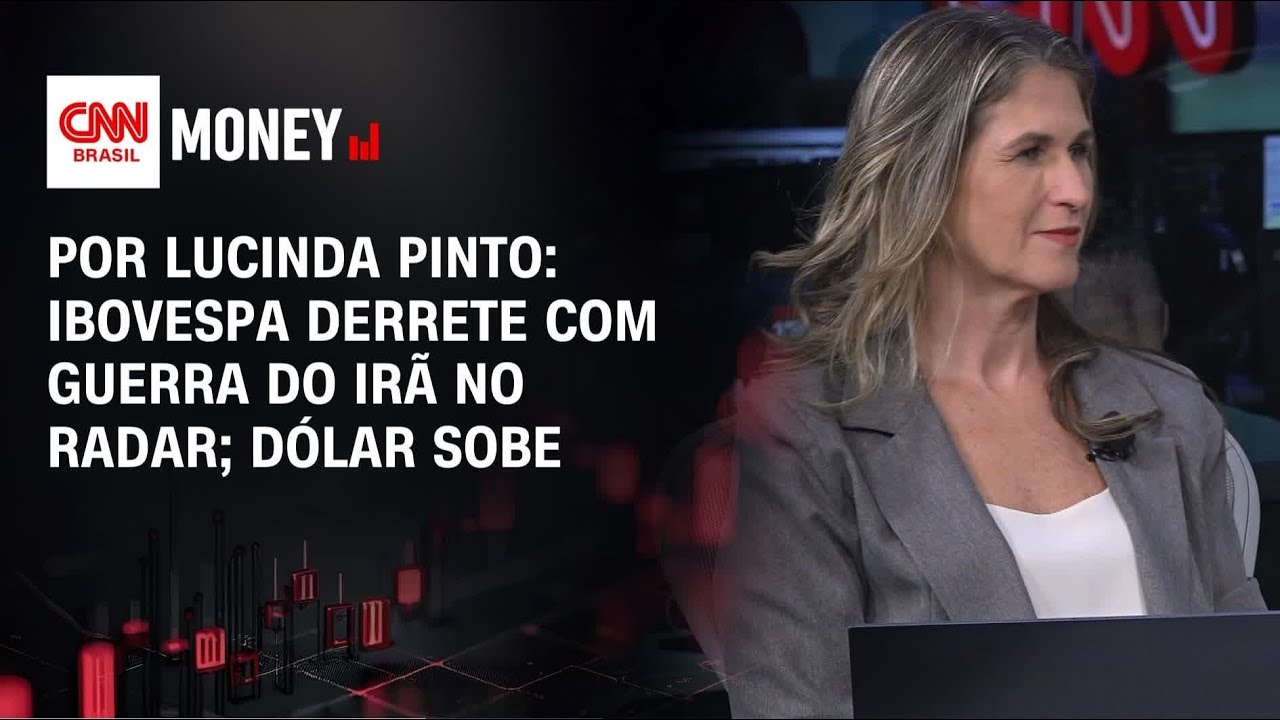 Por Lucinda Pinto: Ibovespa derrete com guerra do Irã no radar; dólar sobe | FECHAMENTO DE MERCADO