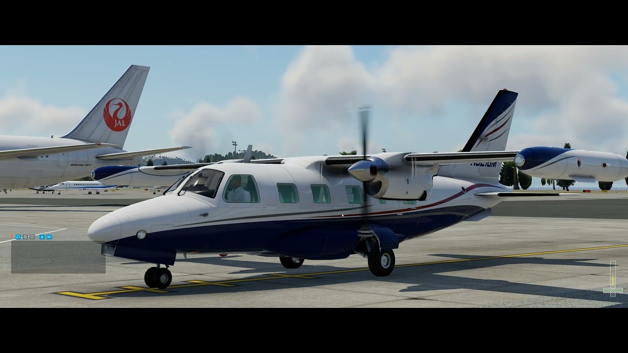 Engine Startup. Mitsubishi MU-2 from Toga Simulations for XPlane 12