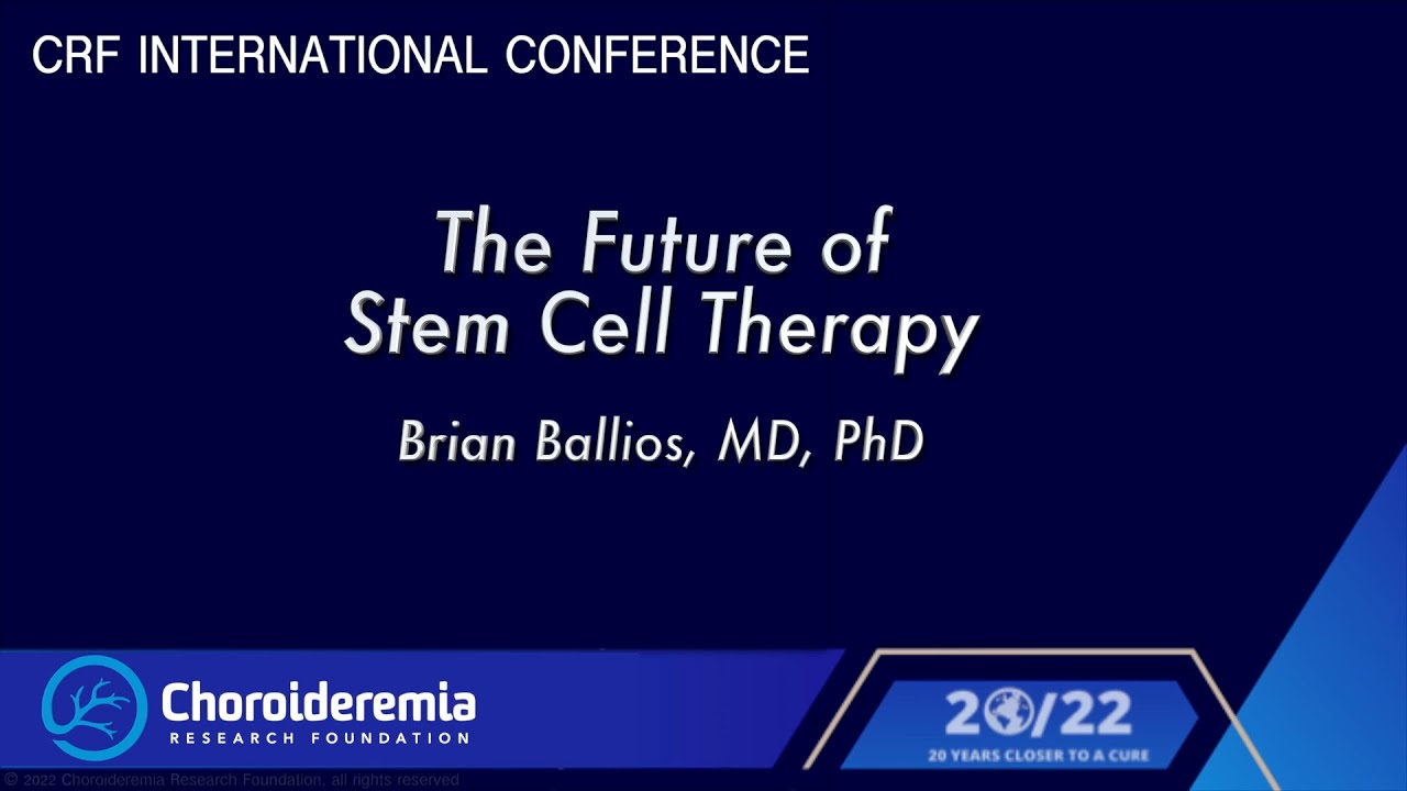The Future of Stem Cell Therapy  &ndash; Brian Ballios, MD, PhD