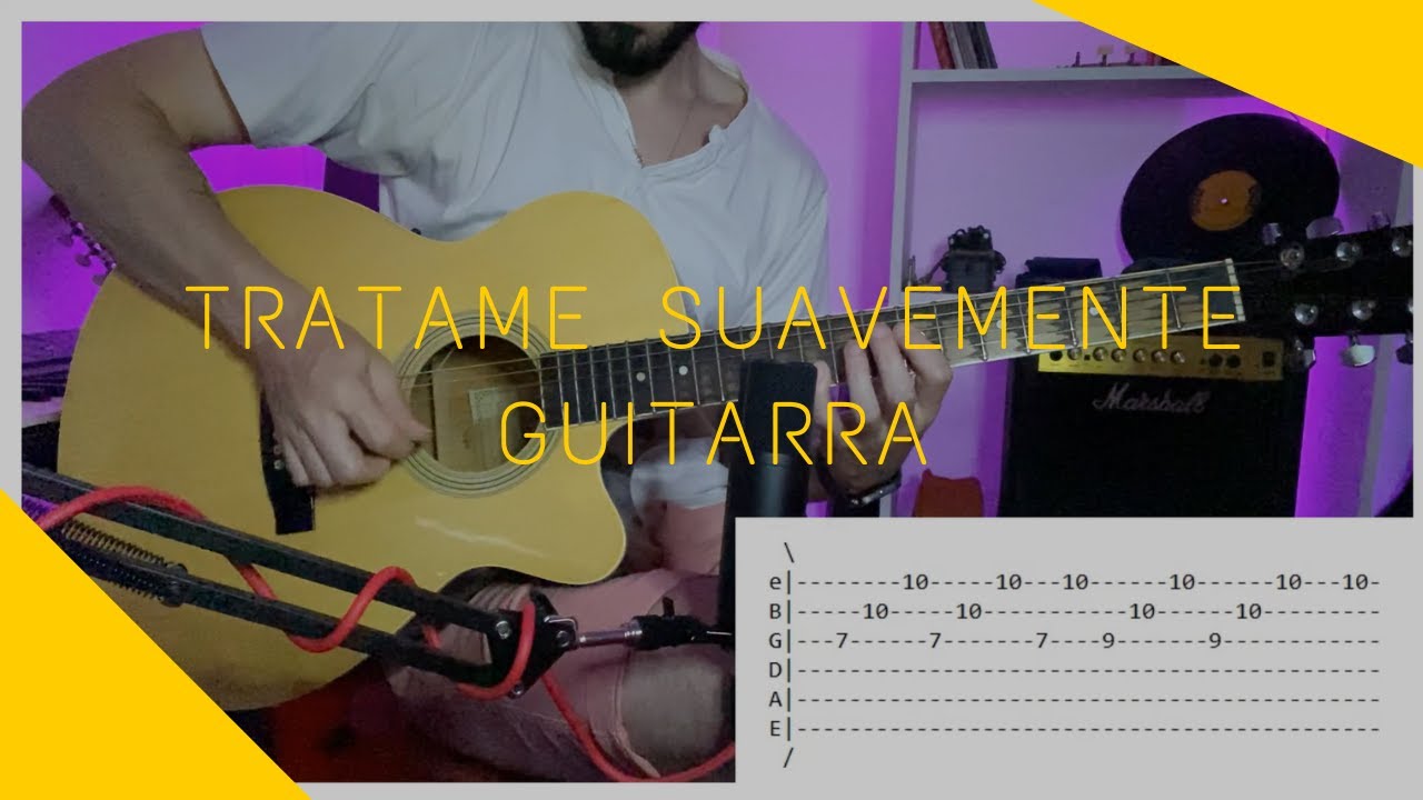 GUITARRA | Tratame suavemente - Soda Stereo (Guitarra cover/tutorial) Martin Lopez