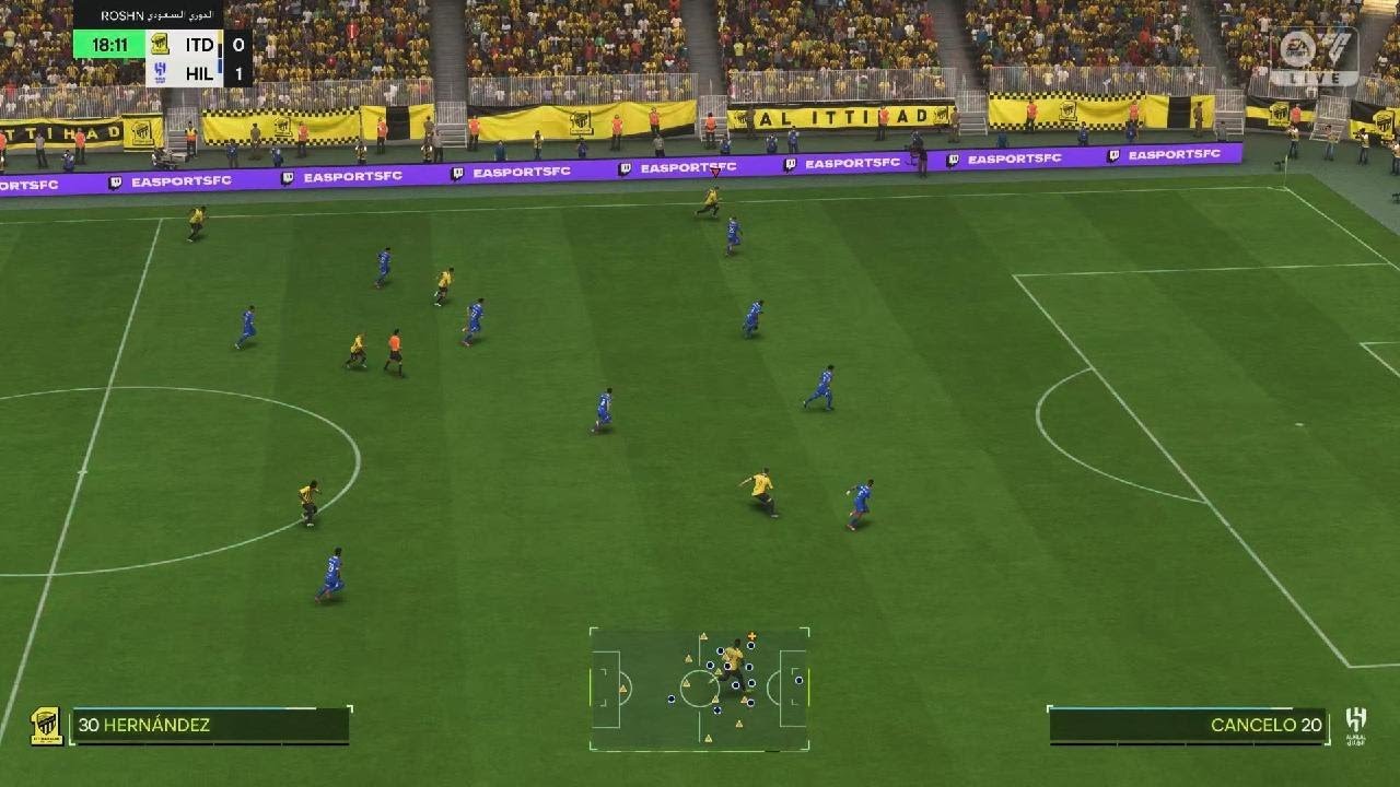 الهلال ضد الاتحاد 💛×💙