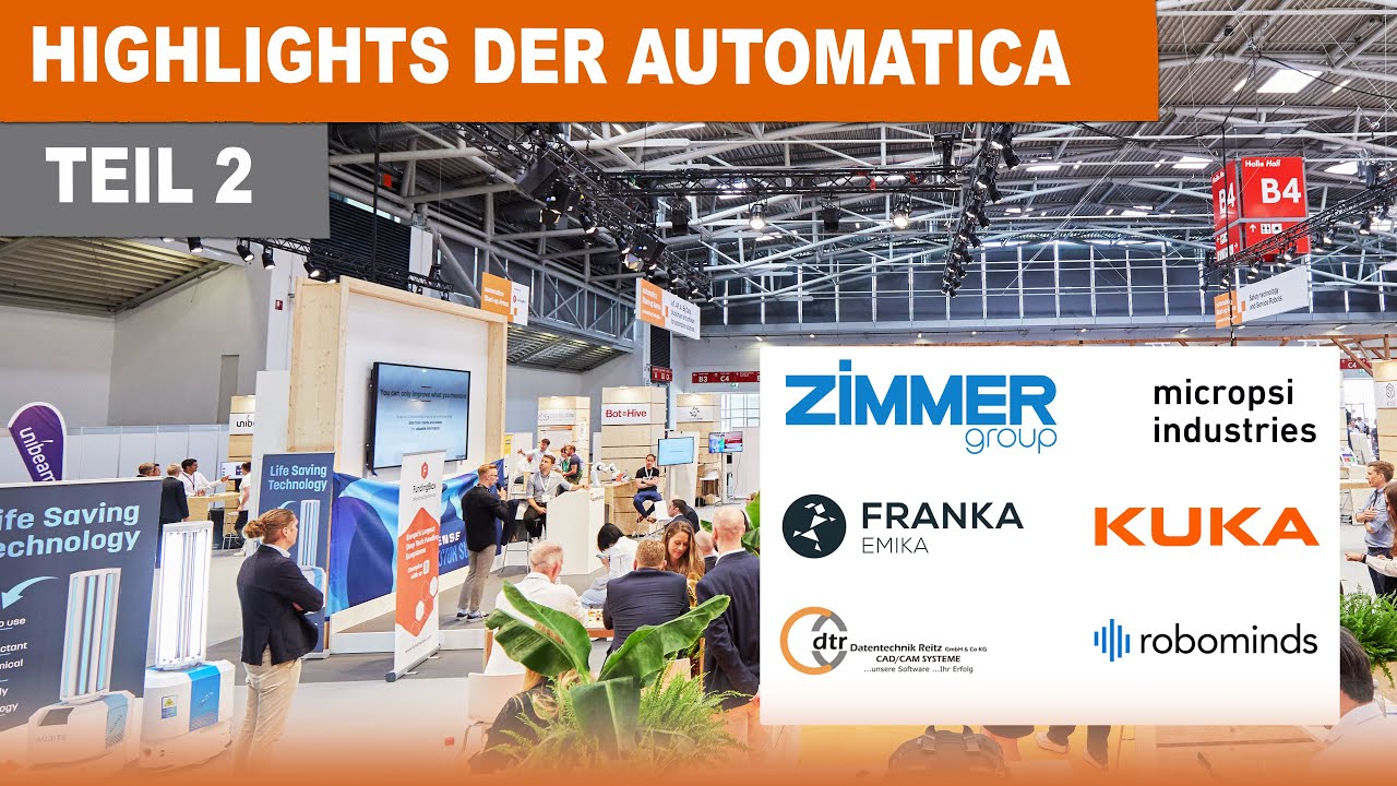 Highlights von der automatica  Messe 2022 Teil 2   | Werner Hampel - Der Roboterkanal