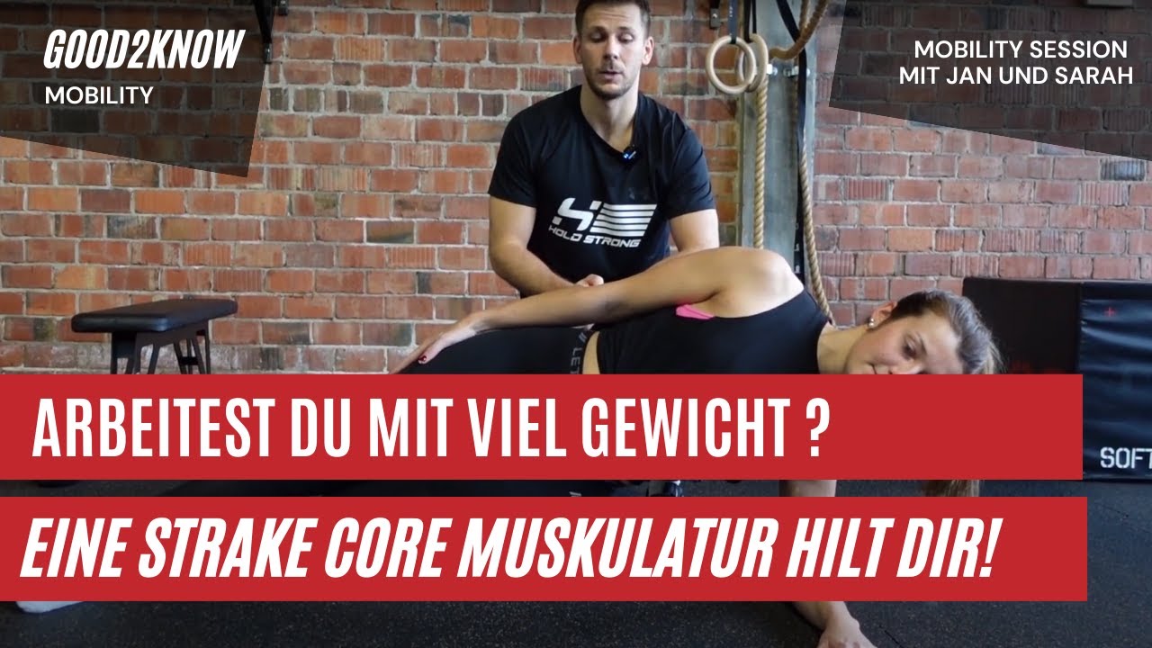 Core Stability: Bei schweren Übungen ist eine stabile Mitte sehr wichtig