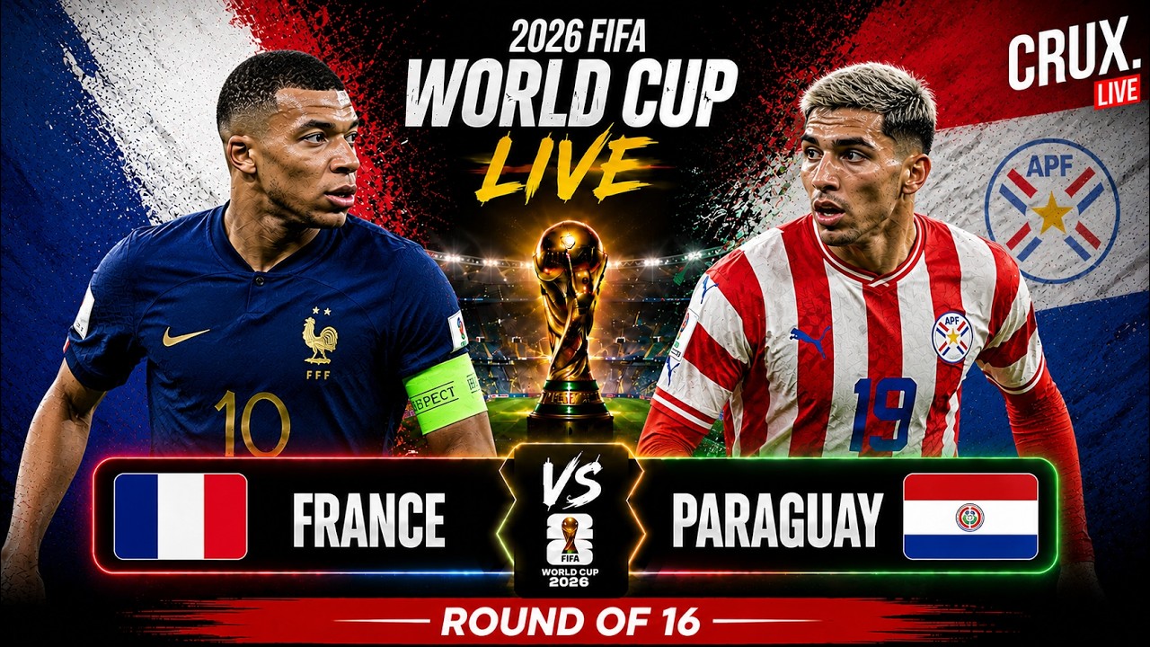 FRANCE vs PARAGUAY LIVE MATCH | FIFA World Cup | Kylian Mbapp&eacute; | Julio Enciso | FRA v PAR