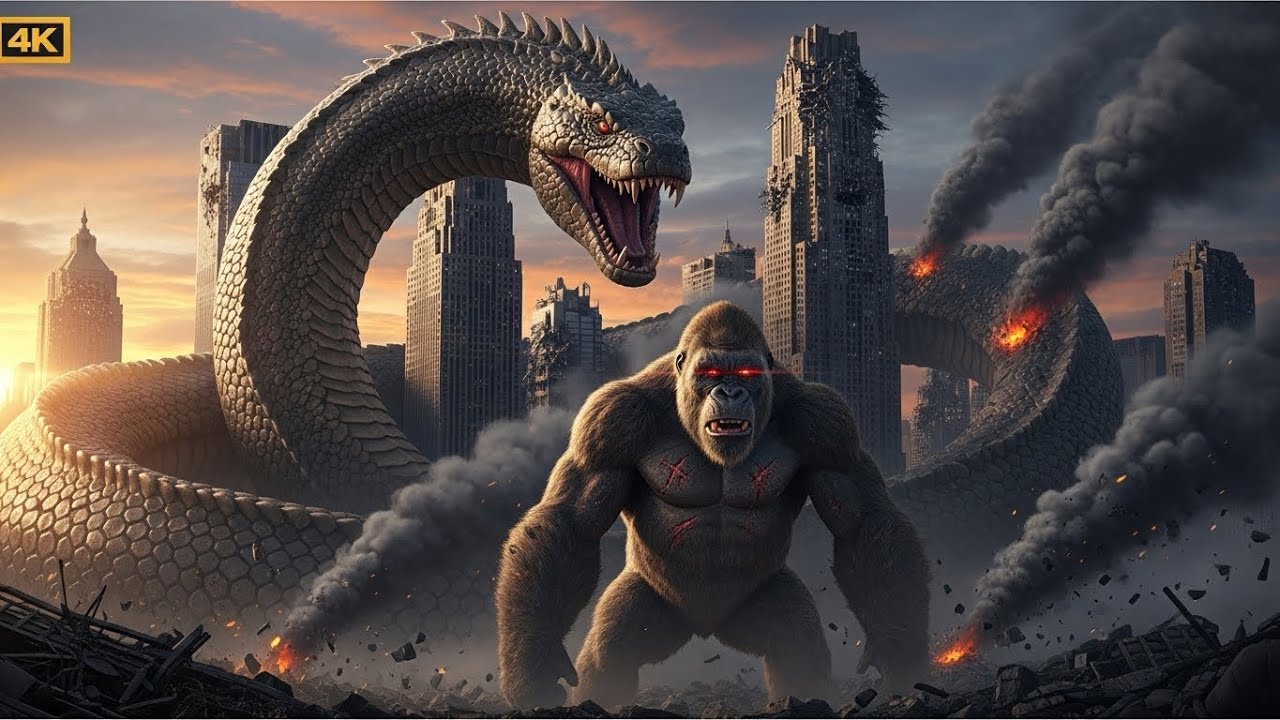 King Kong vs Giant Cobra: Jungle Showdown
