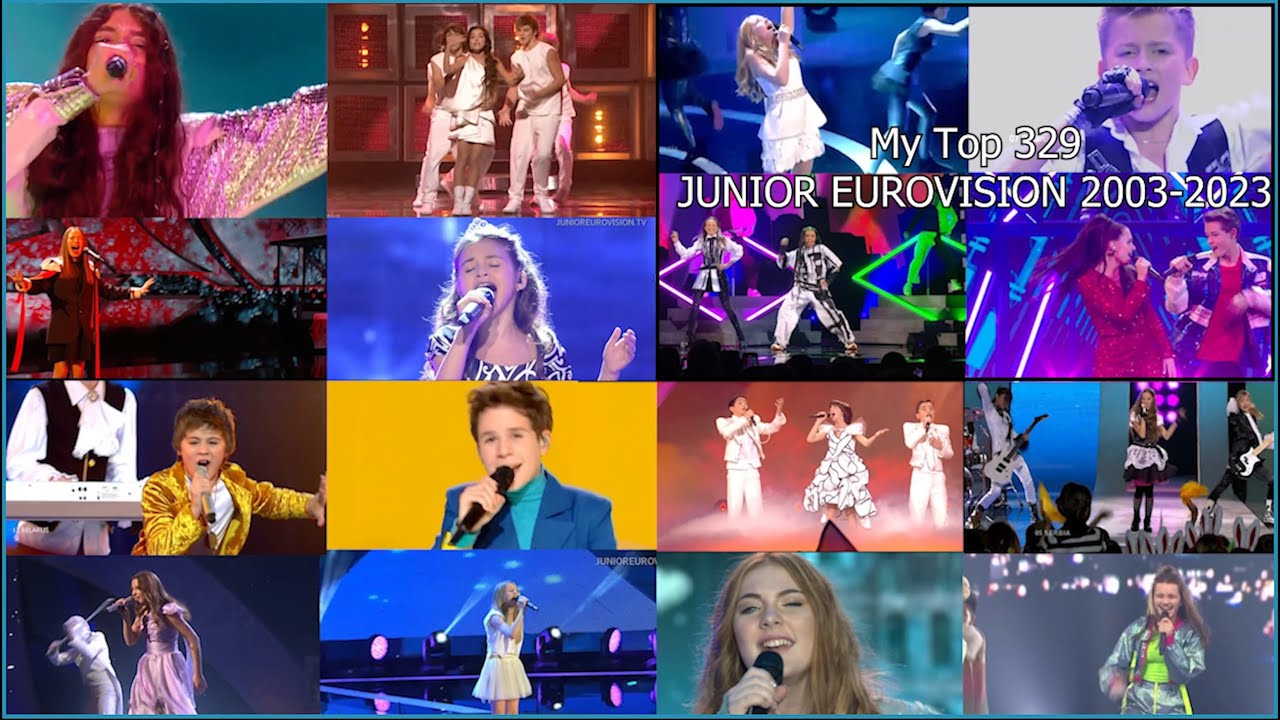 My Top 329 | JUNIOR EUROVISION 2003-2023 |
