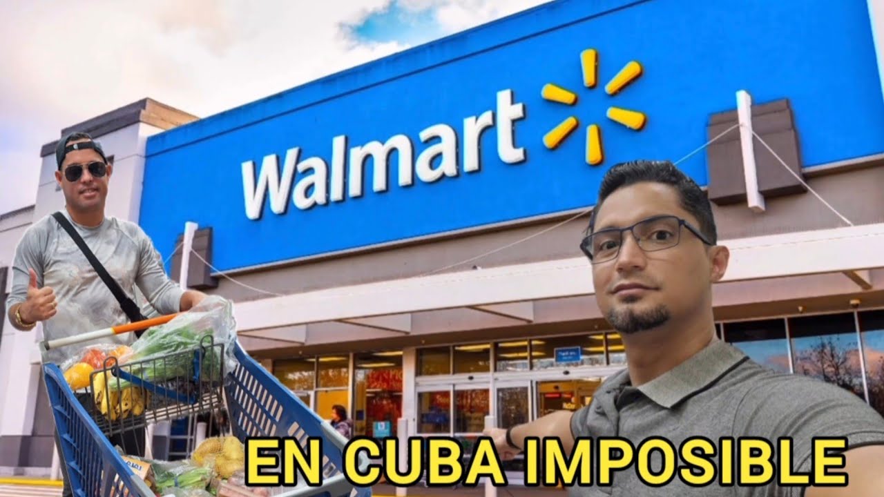 Cubanos compran por primera vez en un Walmart en México.