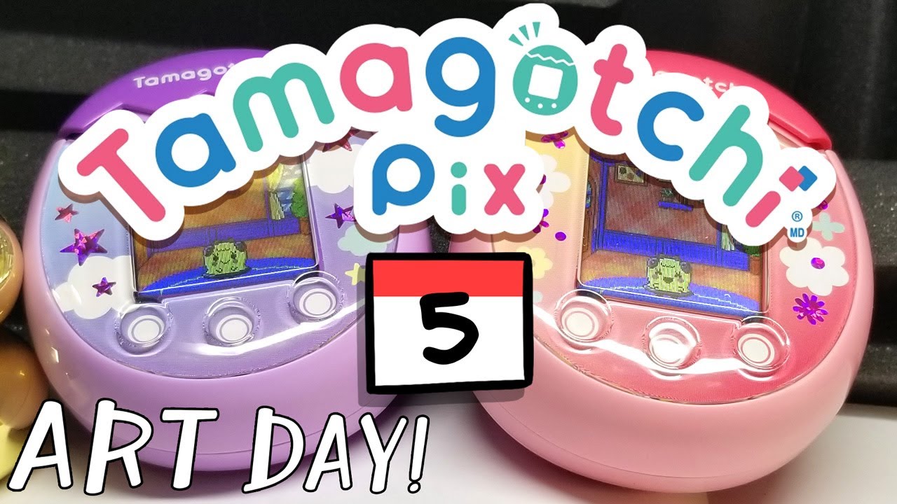 FINALLY, something Loopy likes (Tamagotchi Pix, Day 5)