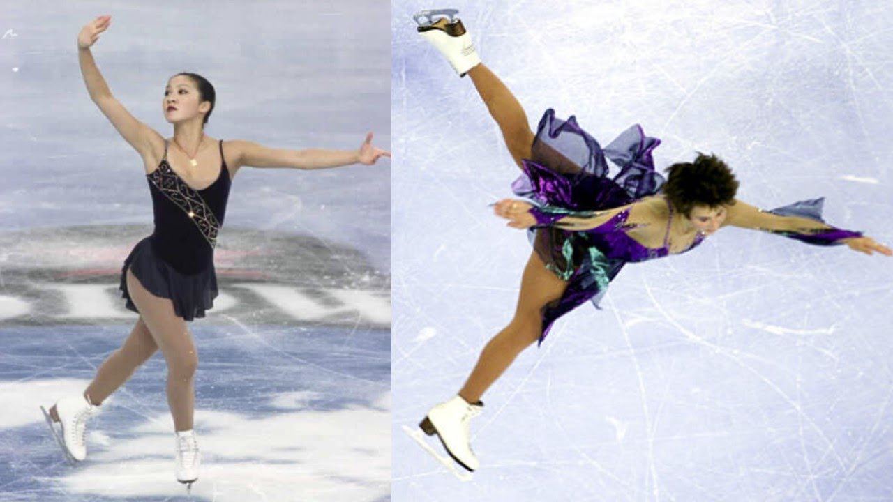2001 Goodwill Games, Women's Free Group 2 | Slutskaya 🇷🇺🥇 Kwan 🇺🇸🥈 Suguri 🇯🇵🥉