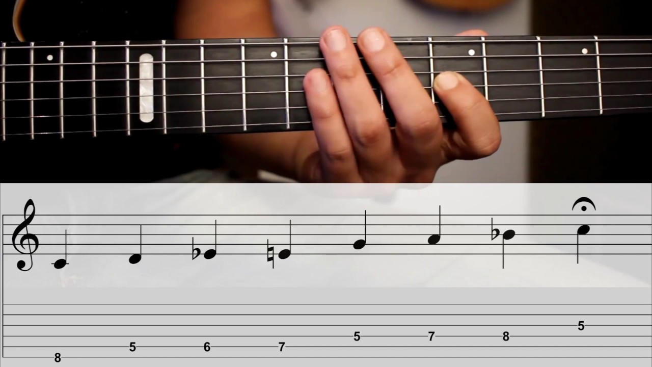 Escala de Soul para improvisacion + Tablatura