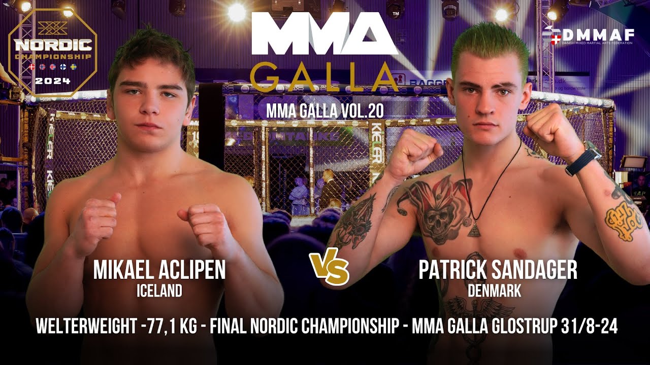 Mikael Aclipen (Iceland) Vs. Patrick Sandager (Denmark)