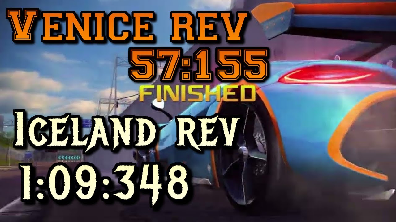 V15 | Venice Rev : 57:155😎 Iceland Rev: 1:09:348 Gauntlet Defense Lap | Asphalt 8