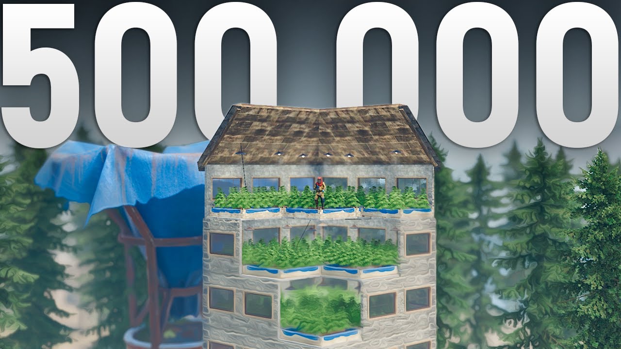 500 000 скрапа в день приносит ферма моего соседа в игра Rust/Раст