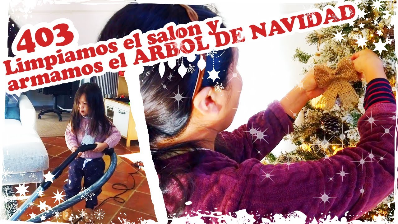 🎄 Limpiamos el salon y armamos el ARBOL DE NAVIDAD 🎄 ~ Mandarina con Mate