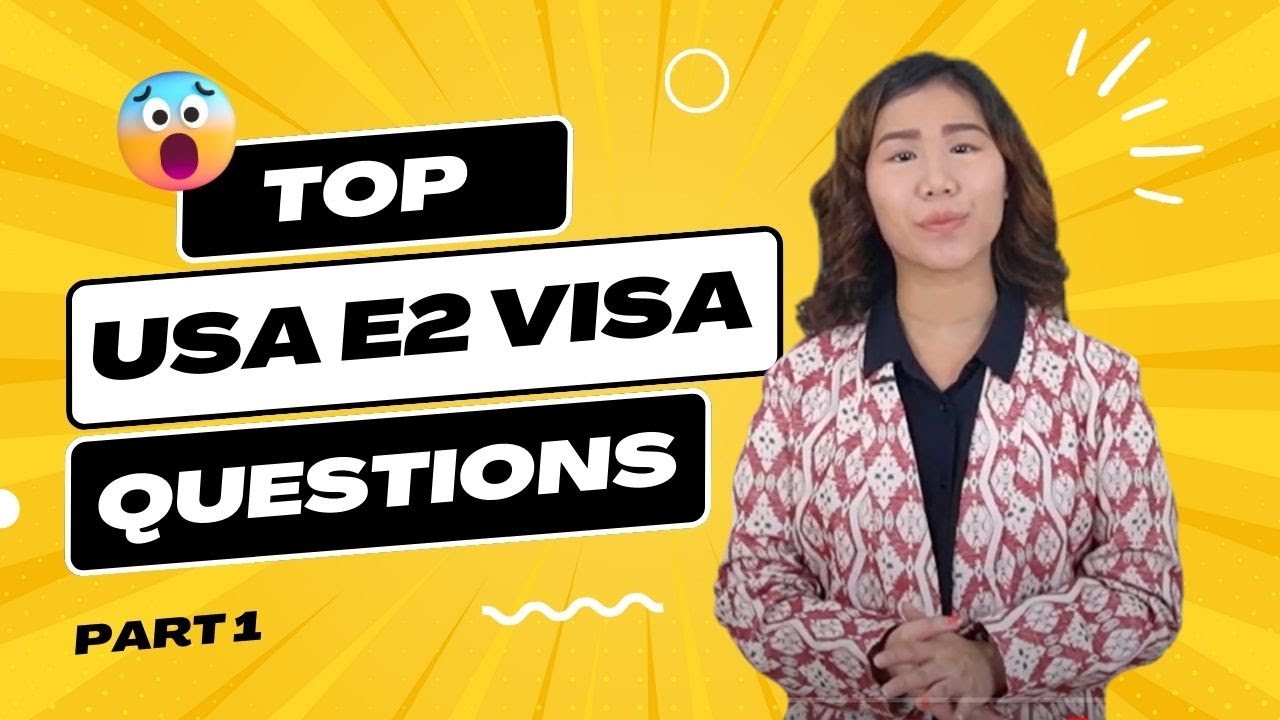 Most common USA E2 Visa FAQs in detail by Attorney Jennifer Chua!🇺🇸
