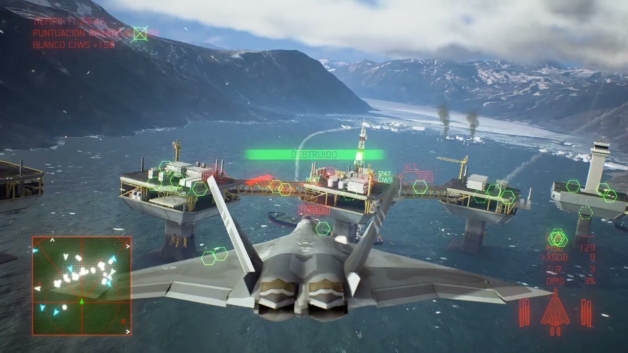 ACE COMBAT 7  SKIES UNKNOWN  mision 11 Puras perdidas no pase la mision