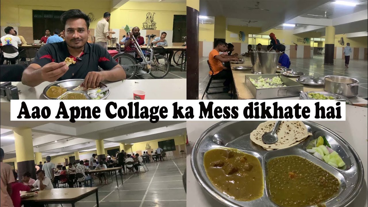 Dr sakuntala Mishra University Mess // aaj ka khana mast hai