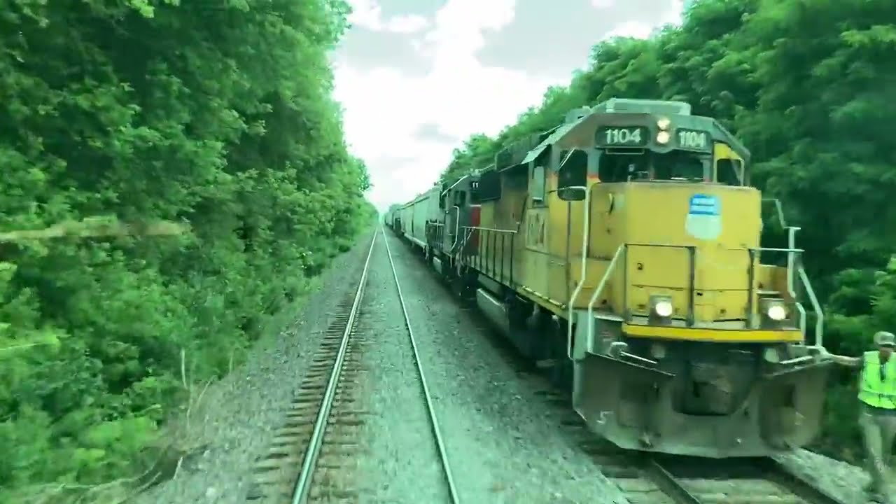 Full Ride | Cab Car Ride UP-NW Train 7166 | Harvard to Chicago OTC | 07/04/23