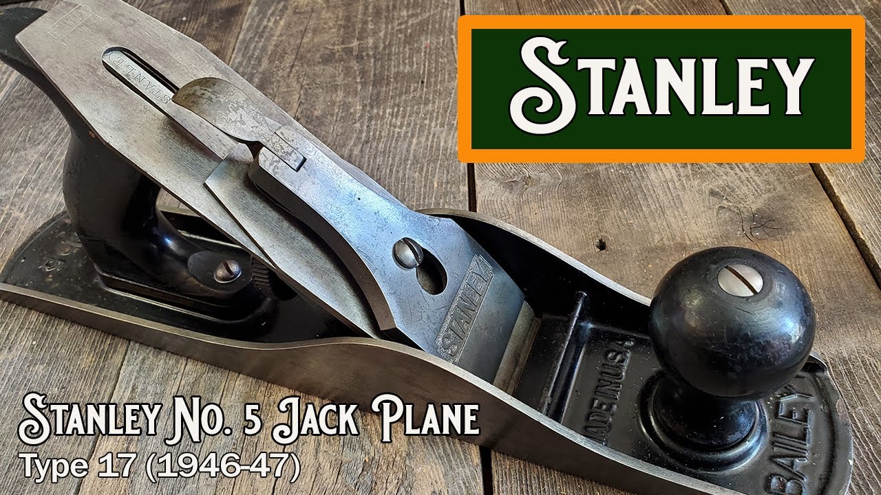 Stanley No. 5 Jack Plane Type 17 - Vintage Old Tools