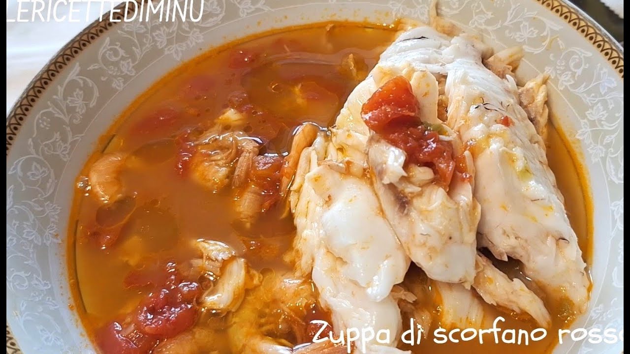 Zuppa di scorfano rosso
