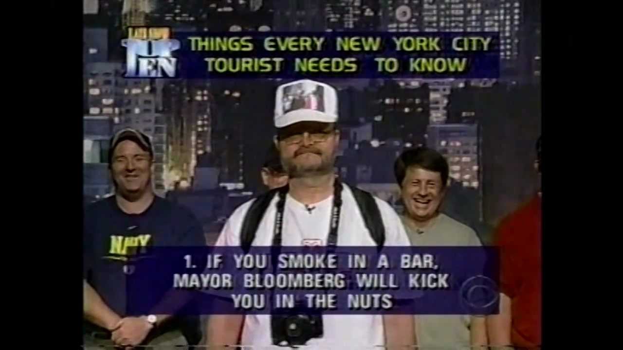 Top Ten Things Every New York City Tourist Needs To Know - Late Show with David Letterman