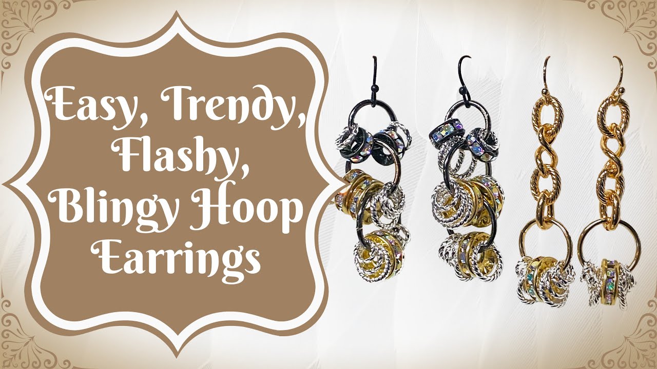 Easy, Trendy, Flashy, Blingy Hoop Earrings | B’Sue Boutiques