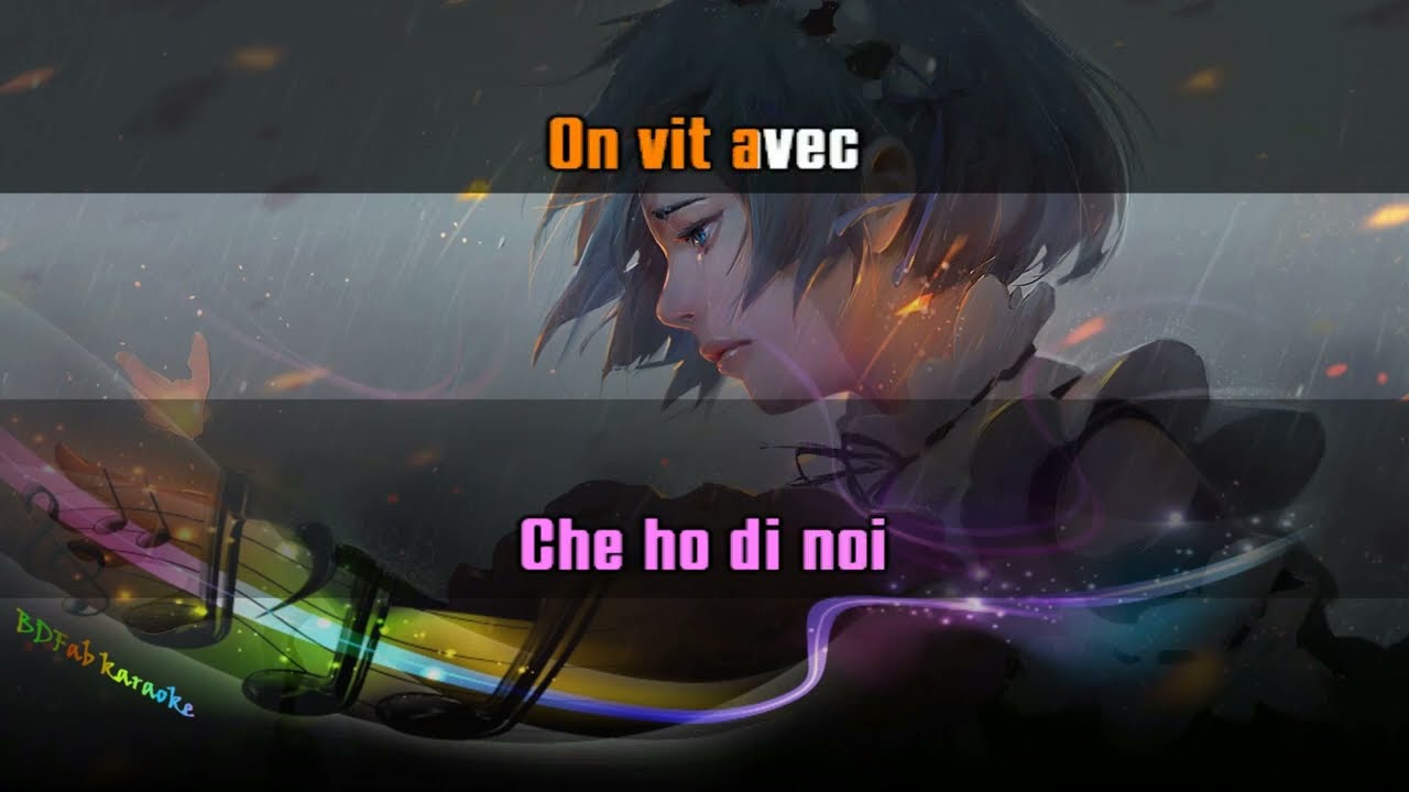 Hélène Ségara & Laura Pausini - On n'oublie jamais rien, on vit avec (chœurs) (2003) [BDFab karaoke]