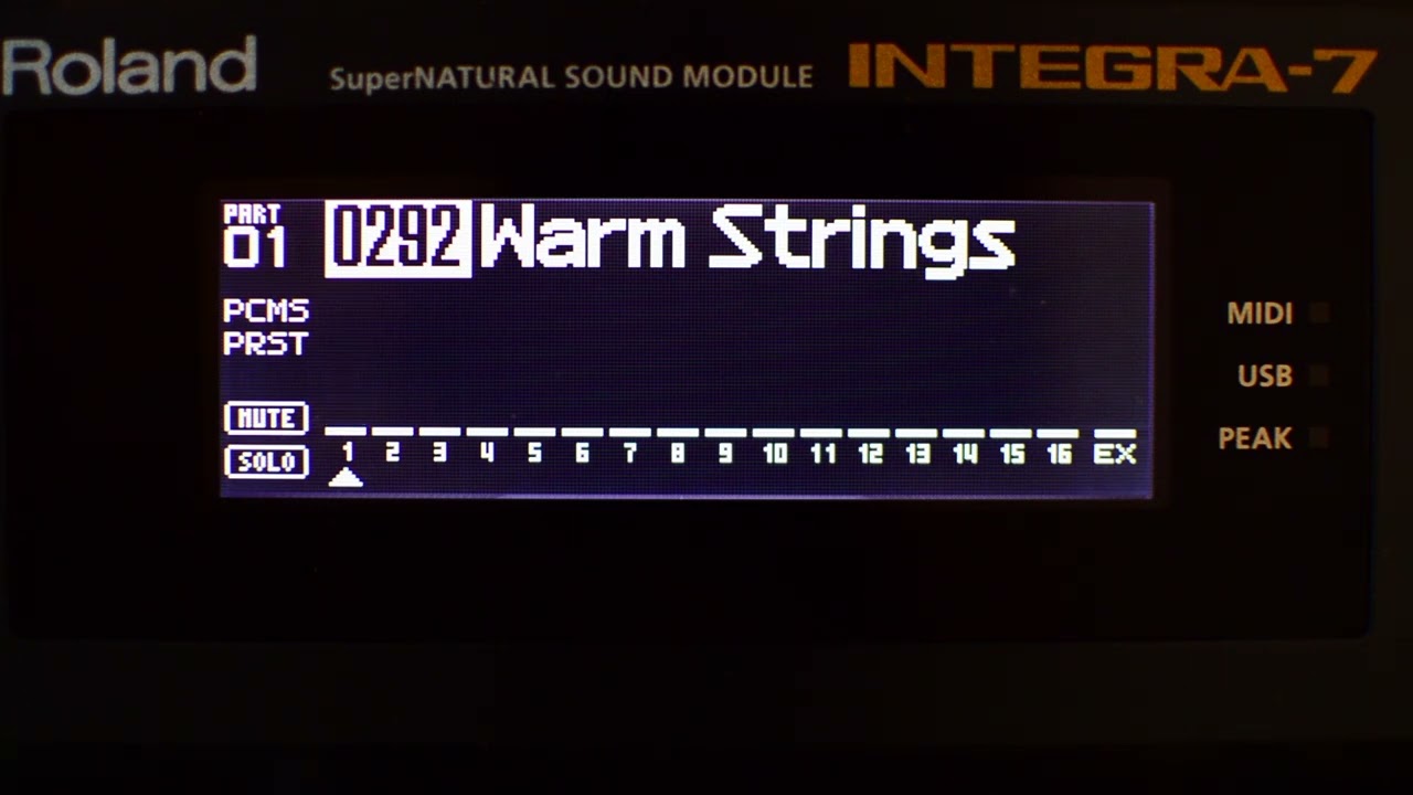 Roland Integra 7 String Sounds Part 4 (No Talking)
