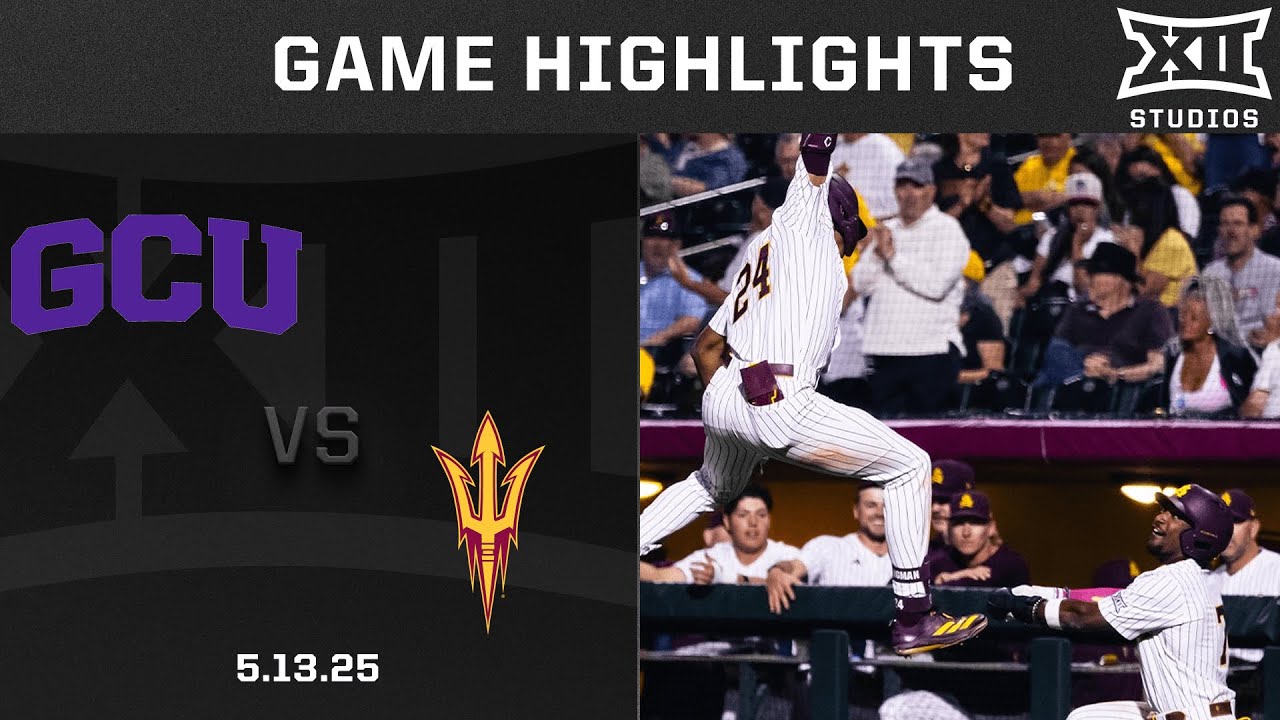 Grand Canyon vs. Arizona State (5.13.25) Highlights | 2025 Big 12 Baseball
