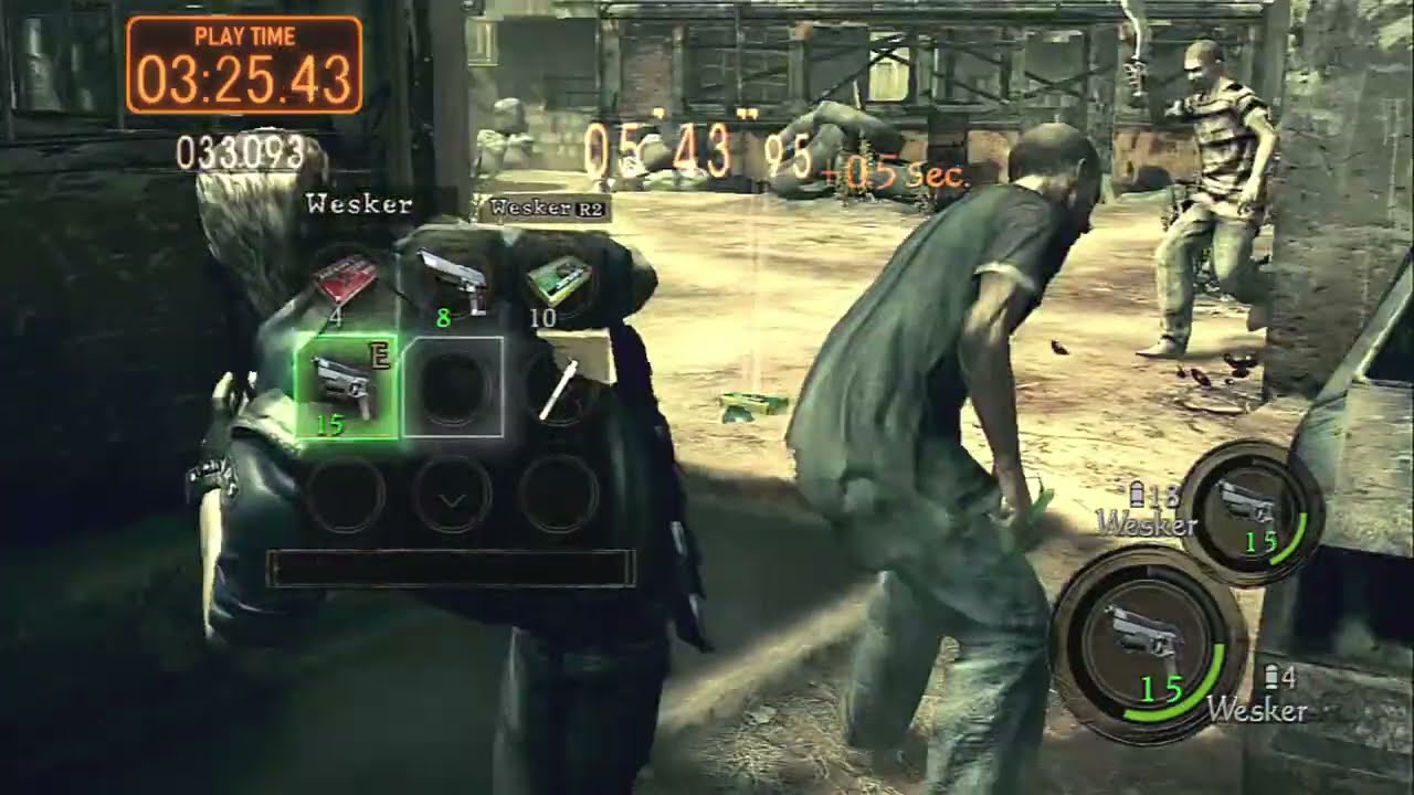 [PS3]バイオハザード5／RESIDENT EVIL 5：THE MERCENARIES #221 集会場 999k(13：36)