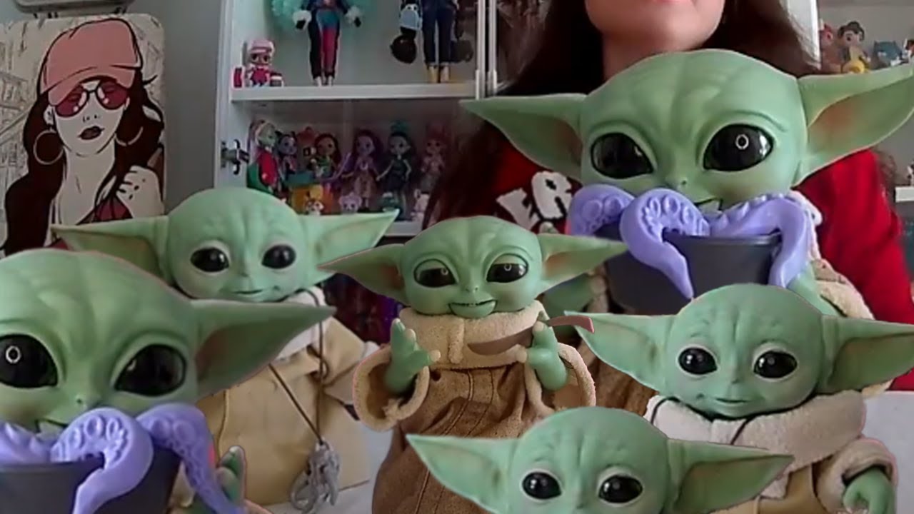 Star Wars Mandalorian The Child Galactic Snackin Grogu Animatronic Baby Yoda Tanıtımı ve Kıyaslaması
