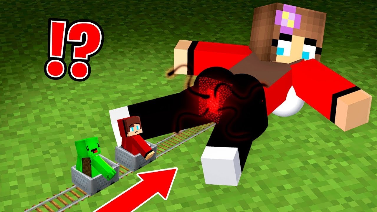 Mikey and JJ Found a Secret STATION in MAIZEN GIRL - Funny Love Story in Minecraft (Maizen)
