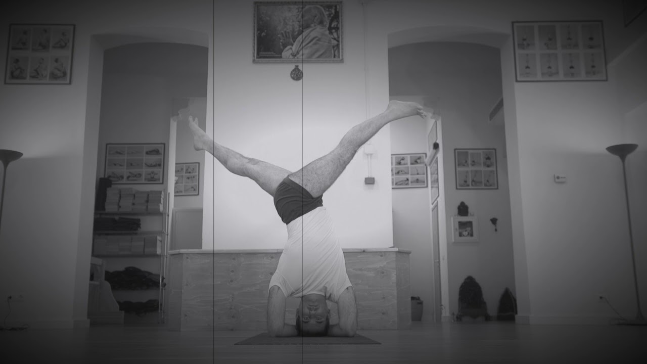 parivrttaika pada sirsasana
