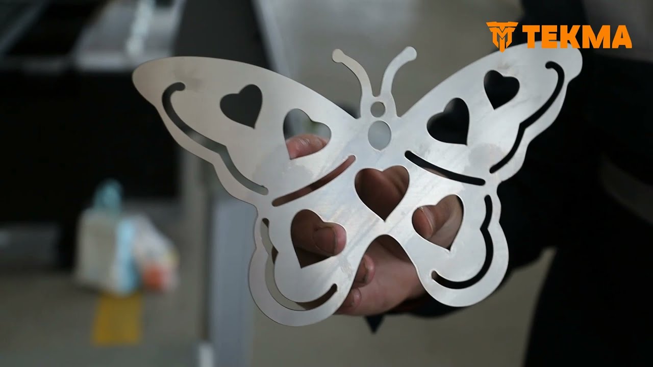 TEKMA Fiber Laser - Butterfly Cutting