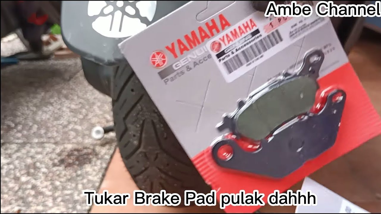 Buat Sdiri #DIY33 Tukar Brake Pad Belakang Yamaha NMAX