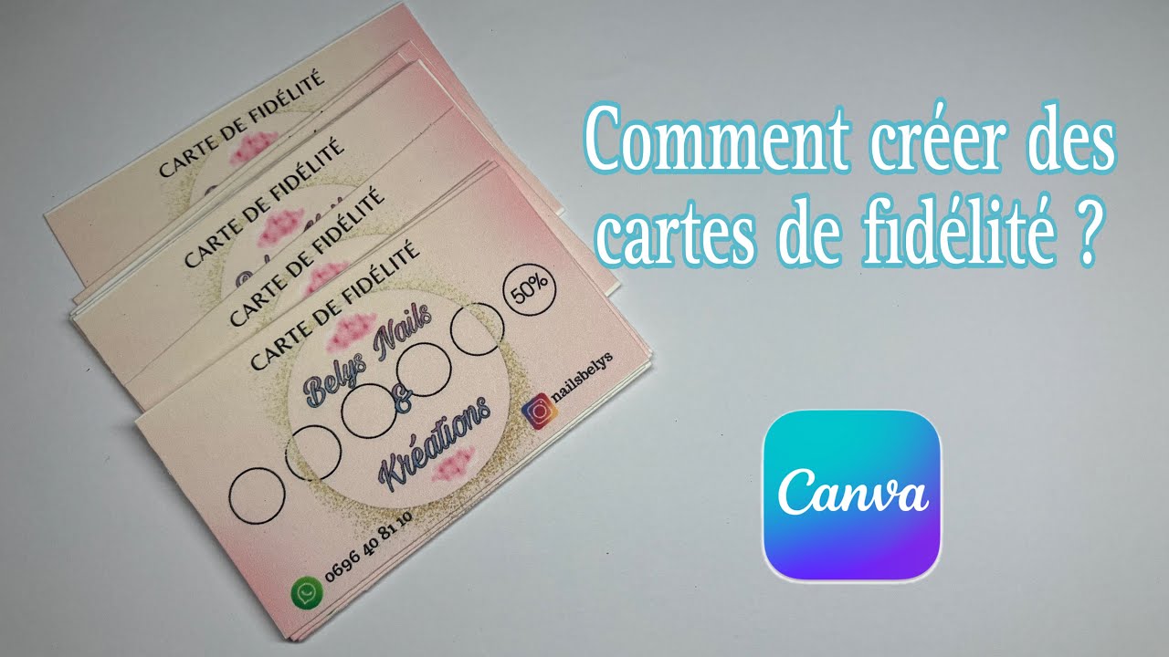 Comment créer des cartes de fidélité gratuitement avec l’application Canva ?