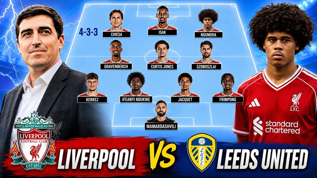 IRAOLA'S Third TEST! Liverpool's SCARY New Line-up vs LEEDS UNITED🤯
