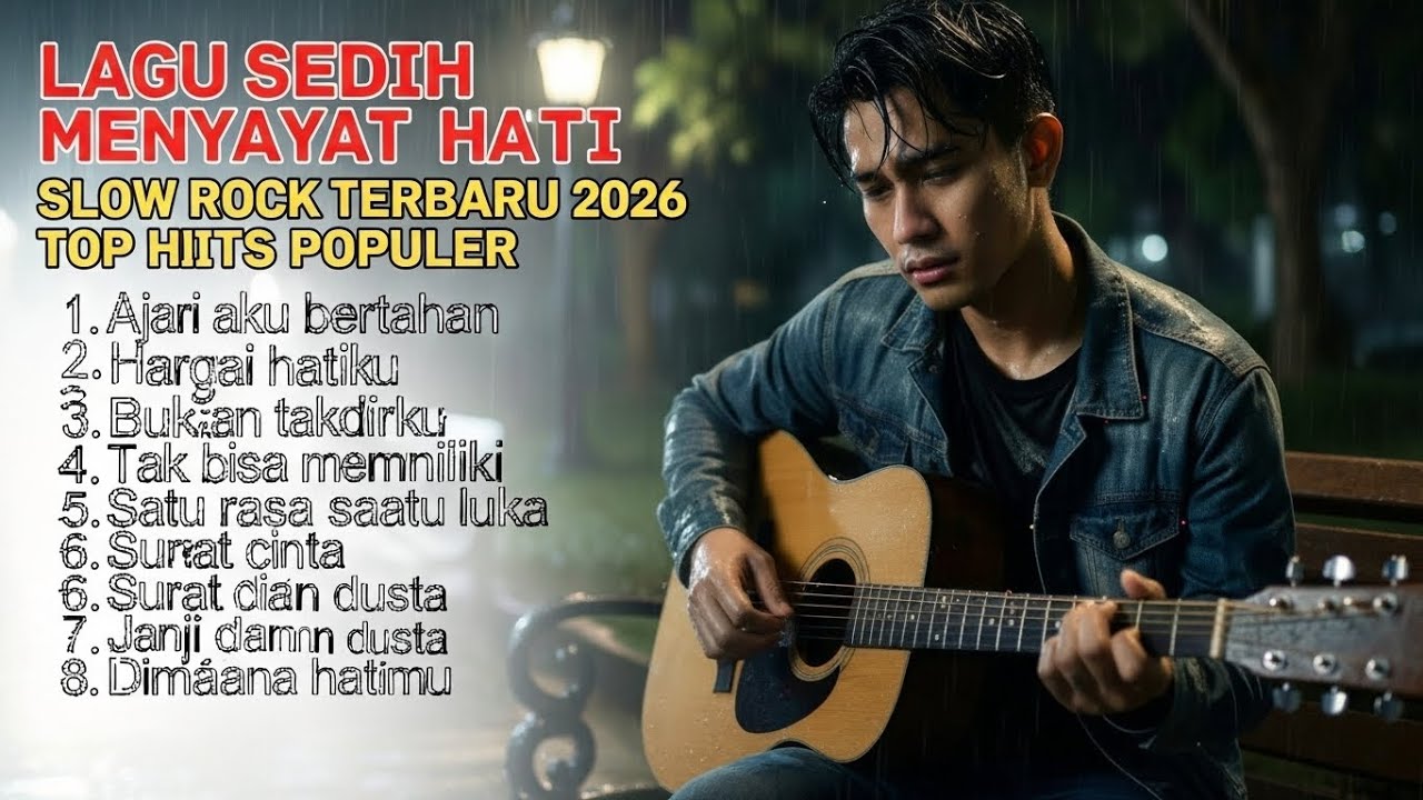 Lagu Slow Rock Melayu Sedih 2025 | Koleksi Lagu Malaysia Lama & Baru Paling Syahdu