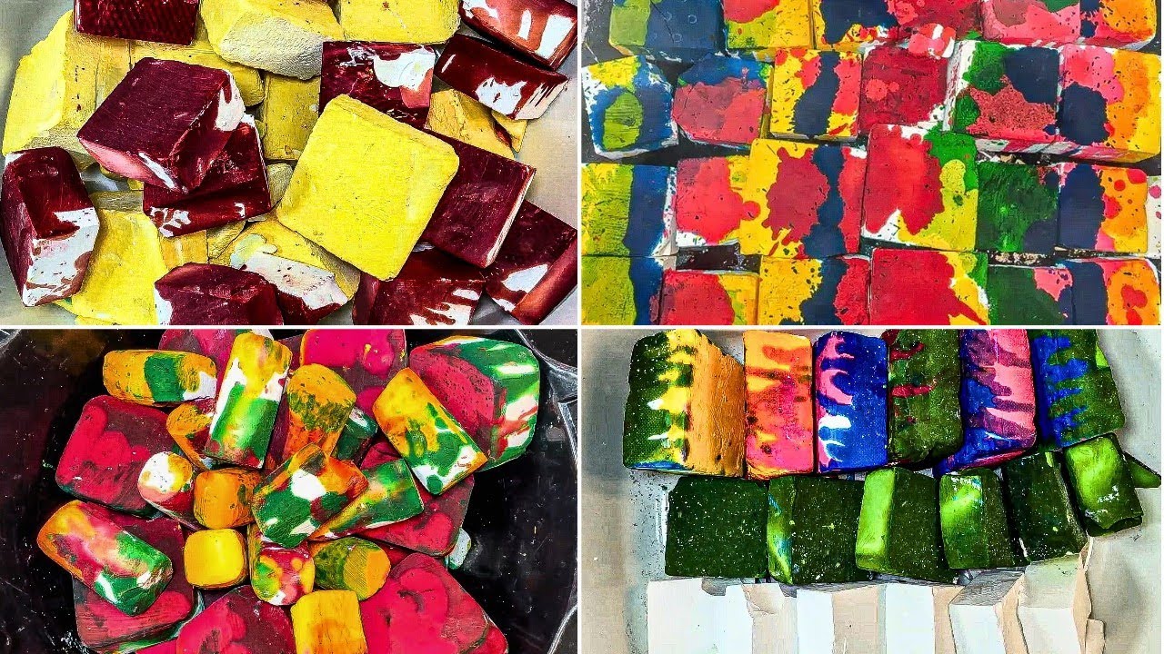 #roadto1k Pretty Dyed Crunchy Gym Chalk! @ASMRgymchalkIndonesia   | Gym Chalk
